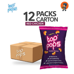 Top Pops Red – Chicken Flavor - Pack of 12